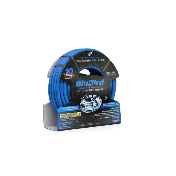 Rmx Industries Blubird Rubber Air Hose 1/4 In. X 100 Ft. BB14100